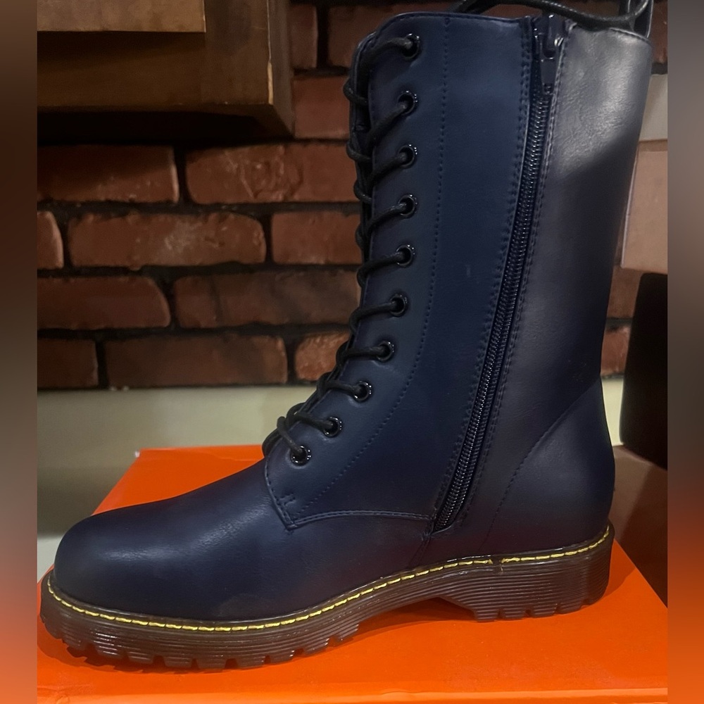Navy Combat Boots